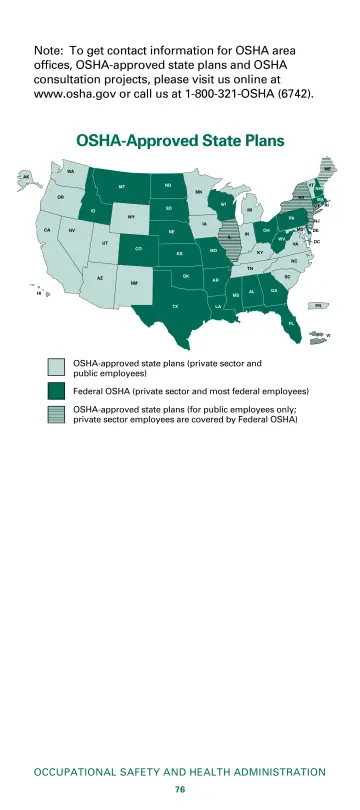 Page 78: OSHA-Approved State Plans