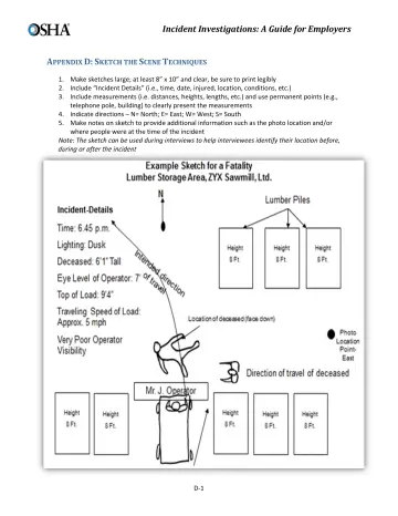 Page 22: APPENDIX D: SKETCH THE SCENE TECHNIQUES