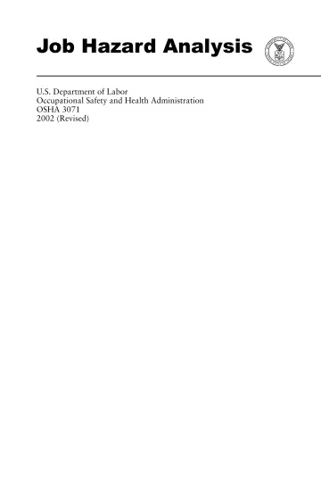 Page 2: Job Hazard Analysis