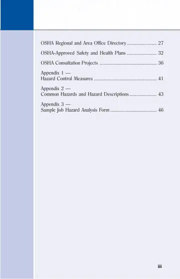 Page 6: OSHA Regional and Area Office Directory … 27