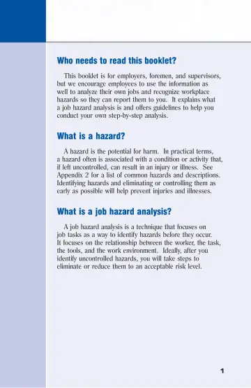 Page 7: Who needs to read this booklet?