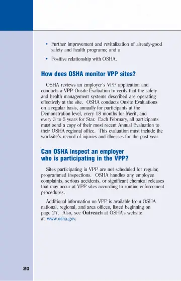 Page 26: How does OSHA monitor VPP sites?