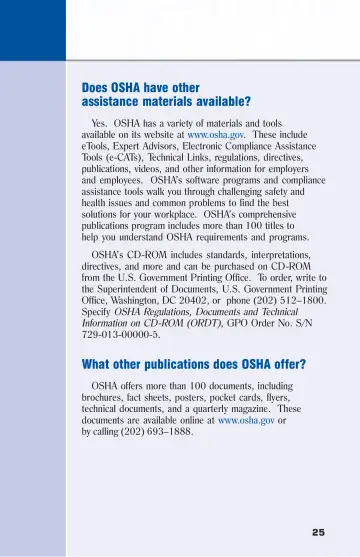Page 31: Does OSHA have other assistance materials available?