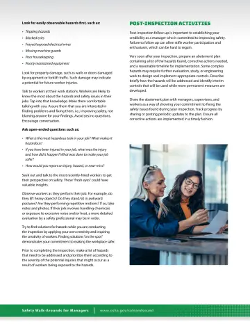 Page 2: Post-Inspection Activities