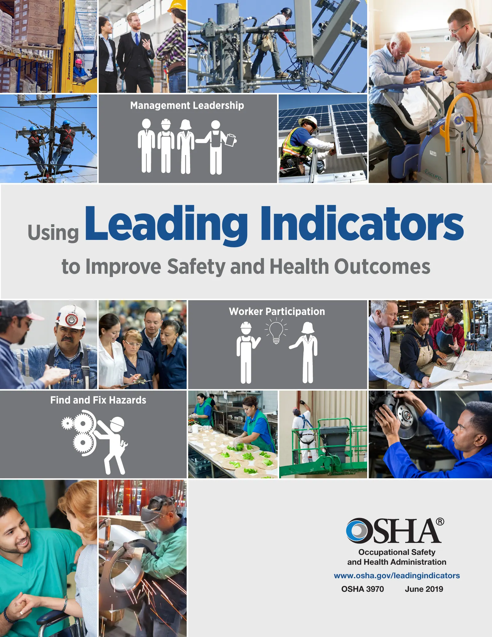 Safety and Health Programs: Using Leading Indicators to Improve Safety and Health Outcomes (OSHA 3970), page 1: Leading Indicators