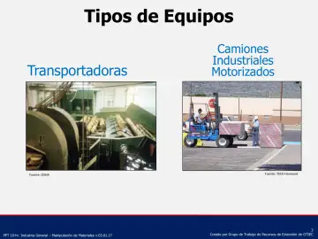 Slide 3: Tipos de Equipos