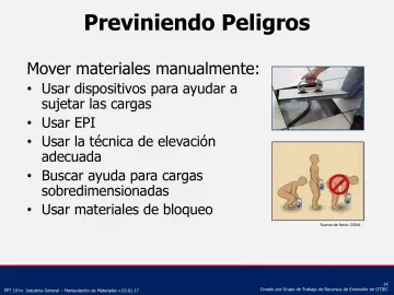 Slide 14: Previniendo Peligros
