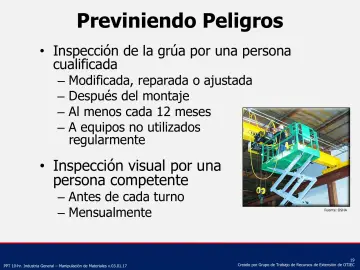 Slide 19: Previniendo Peligros