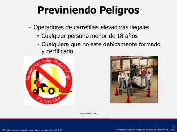Slide 23: Previniendo Peligros