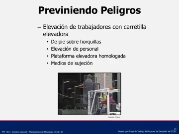 Slide 25: Previniendo Peligros