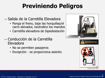 Slide 30: Previniendo Peligros