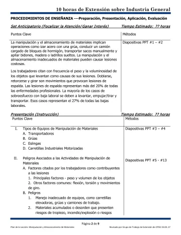 Page 2: PROCEDIMIENTOS DE ENSEÑANZA ---Preparación, Presentación, Aplicación, Evaluación
