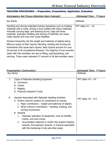 Page 2: TEACHING PROCEDURES ---Preparation, Presentation, Application, Evaluation