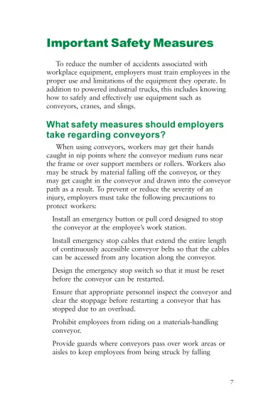 Page 11: Important Safety Measures