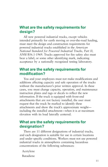 Page 15: What are the safety requirements for design?