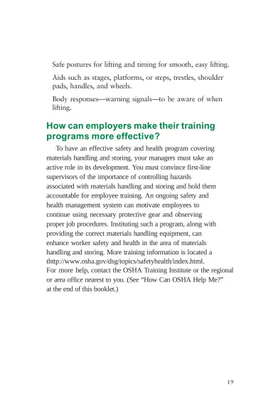 Page 23: How can employers make their training programs more effective?
