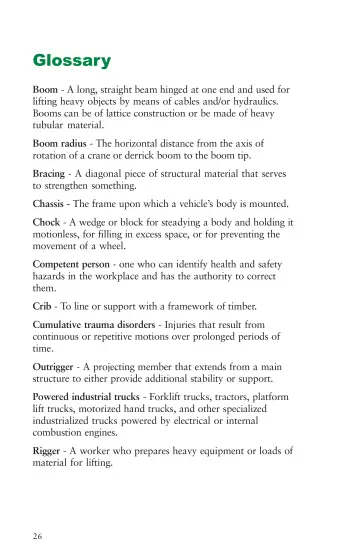 Page 30: Glossary