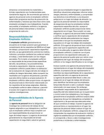 Page 3: Responsabilidades del Empleador Anfitrión