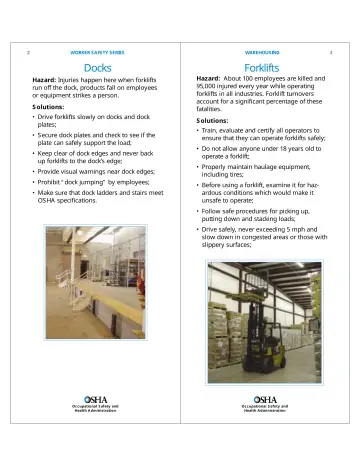 Page 3: Docks Forklifts