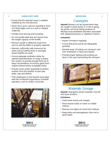 Page 4: Conveyors