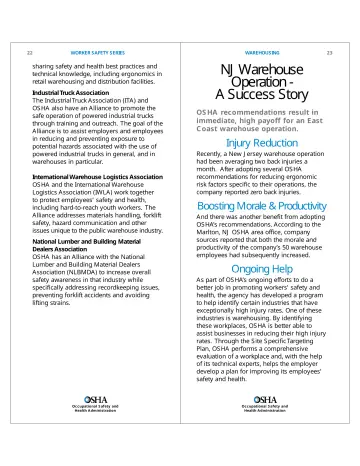 Page 13: NJ Warehouse Operation - A Success Story