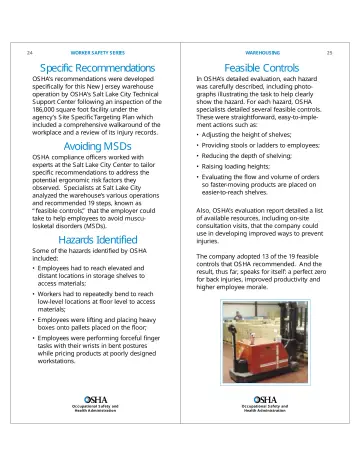Page 14: Specific Recommendations Feasible Controls
