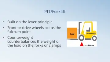 Slide 13: PIT/Forklift