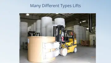 Slide 16: Many Different Types Lifts