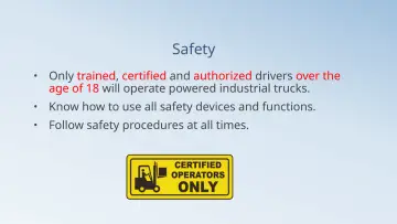 Slide 23: Safety