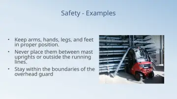 Slide 27: Safety - Examples