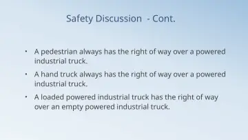 Slide 30: Safety Discussion - Cont.