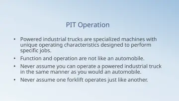 Slide 59: PIT Operation