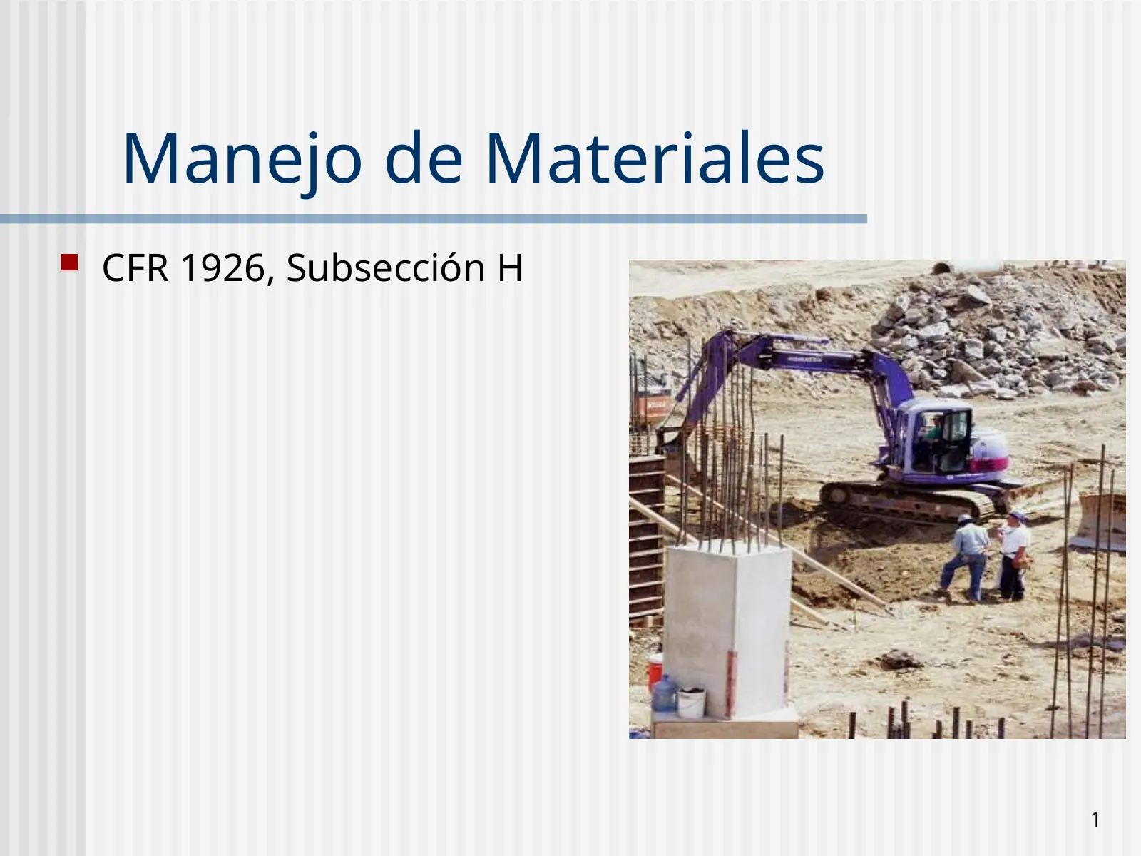 Manejo de Materiales, slide 1: Manejo de Materiales