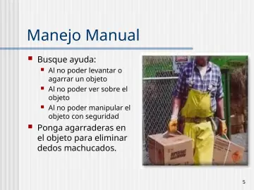 Slide 5: Manejo Manual