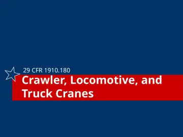 Slide 39: 29 CFR 1910.180