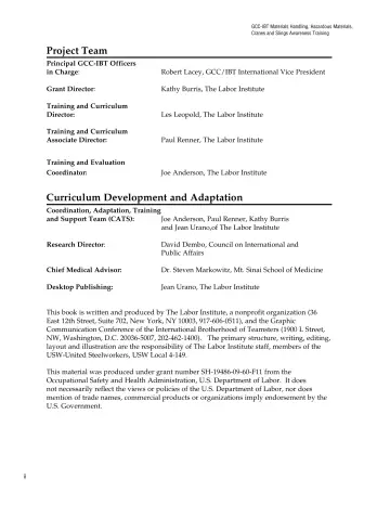 Page 3: Project Team