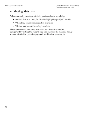 Page 15: 4. Moving Materials