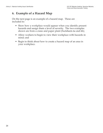 Page 39: 6. Example of a Hazard Map