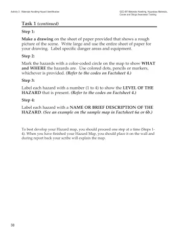 Page 43: Activity 2: Materials Handling Hazard Identification