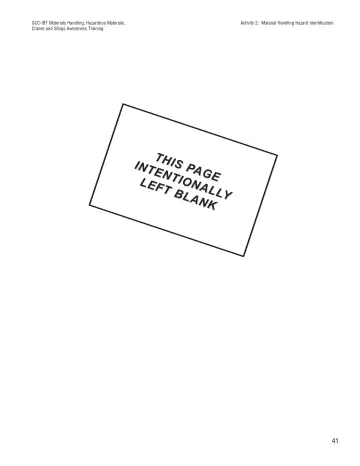 Page 46: Activity 2: Material Handling Hazard Identification