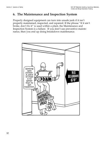 Page 57: 6. The Maintenance and Inspection System