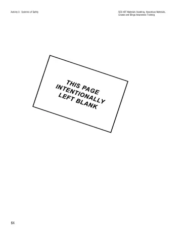Page 69: Activity 3: Systems of Safety