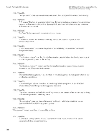 Page 111: Actvity 6: Applying the OSHA Standards