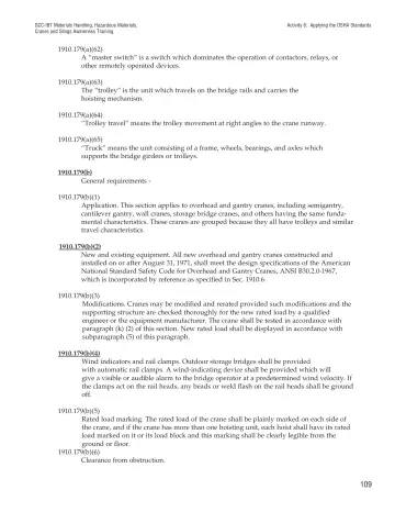 Page 114: Activity 6: Applying the OSHA Standards