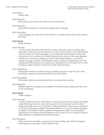 Page 117: Actvity 6: Applying the OSHA Standards