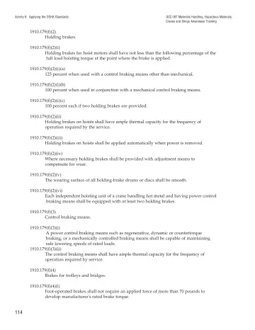 Page 119: Actvity 6: Applying the OSHA Standards