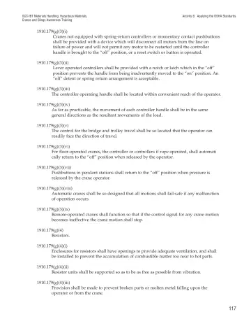 Page 122: Activity 6: Applying the OSHA Standards