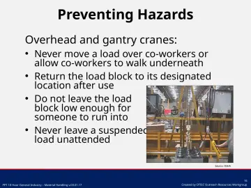 Slide 15: Preventing Hazards