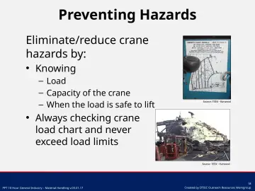 Slide 18: Preventing Hazards