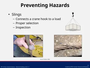 Slide 20: Preventing Hazards